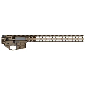Radian Weapons AX556, Billet Upper/Lower Set, Semi-auto, 556 NATO/223 Remington, Ambidextrous, Cerakote Finish, Brown, Includes Radian Talon Ambidextrous Safety, Hammer Pin, 17 in MLOK Handguard R0397