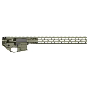 Radian Weapons AX556, Billet Upper/Lower Set, Semi-auto, 556 NATO/223 Remington, Ambidextrous, Cerakote Finish, Olive Drab Green, Includes Radian Talon Ambidextrous Safety, Hammer Pin, 17 in MLOK Handguard R0399