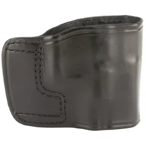 Don Hume JIT Slide Holster, Fits Glock 17/19/22/23/26/27/31/32/33/35/36, Right Hand, Black Leather J952000R