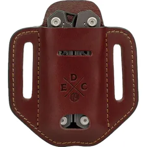 1791 Gunleather STESSLSCHNA EDC Standard Easy Slide Solo OWB Chestnut Leather Belt Slide Ambidextrous