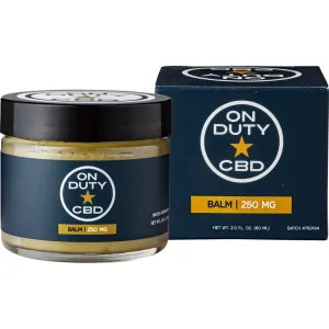 On Duty CBD Balm 250 mg Pure Full Spectrum OD0660ME