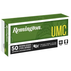 Remington 23746 UMC 40S&W 165gr Full Metal Jacket 50 Per Box/10 Case Centerfire, Handgun Ammunition