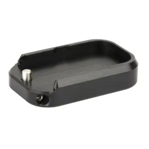 Taran Tactical Innovation Base Pad For Glock +0 GBP940-1S, 9/40 Double Stack, Black Finish GBP940-1S