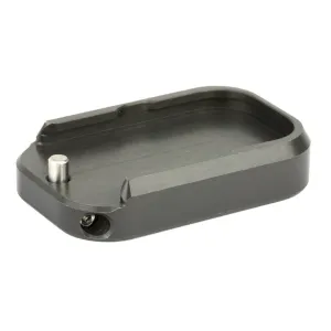 Taran Tactical Innovation Base Pad For Glock +0 GBP940-5S, 9/40 Double Stack, Titanium Gray Finish GBP940-5S