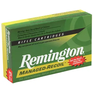Remington 27644 Managed-Recoil 30-30Win 125gr Soft Point Core Lokt 20 Per Box/10 Case Centerfire, Rifle Ammunition