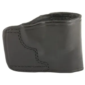 Don Hume JIT Slide Holster, Fits Ruger SP101, Right Hand, Black Leather J961100R