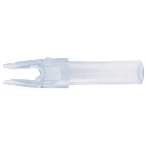 Carbon Express LaunchPad Nocks Clear 244 12 pk 50263