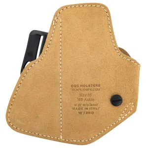 Blackhawk 421605BNR Tuckable IWB Tan Suede Belt Clip Fits Ruger LCP Right Hand
