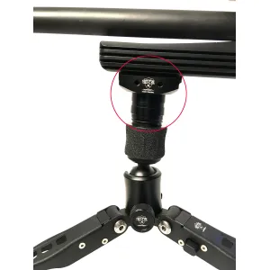 Mid-Evil Industries QDMODDIECONN Quick Detach Modular Direct Connect Base Black Anodized