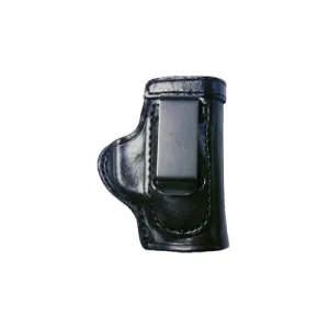 Don Hume H715M Clip-On Holster, Inside the Waistband, Fits Ruger LCP II and Ruger LCP Max, Right Hand, Leather, Black J168475R