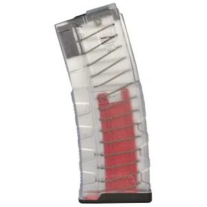 Mission First Tactical Mag, 223 Remington, 556NATO, 15 Rounds, Clear 1530EXPM556-T-C