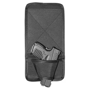 Crossfire Shooting Gear CRFDFNDLITSA1 The Defender Bedside Size OSFA Black Ballistic Nylon Ambidextrous