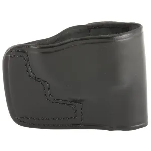 Don Hume JIT Slide Holster, Fits Ruger LCR, Right Hand, Black Leather J989017R