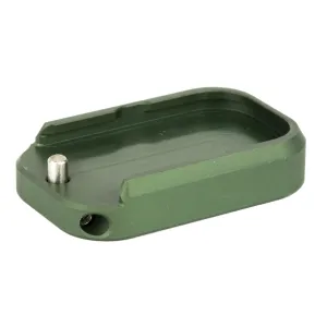 Taran Tactical Innovation Base Pad For Glock +0 GBP940-7S, 9/40 Double Stack 9/40, OD Green Finish GBP940-7S