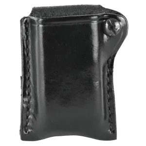 Don Hume Snap-On Magazine Pouch, Fits Glock Magazines, Black Leather D733413