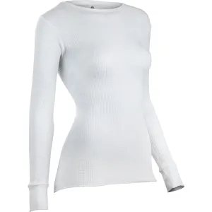 Indera womens Traditional Long Sleeve Thermal Top White X-Large 5000LS-WH-XL