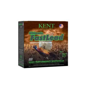 Kent Cartridge K162UFL285 Ultimate Fast Lead 16 Gauge 2.75 in 1 oz 5 Shot 25 Per Box/ 10 Case, Shotgun Shells