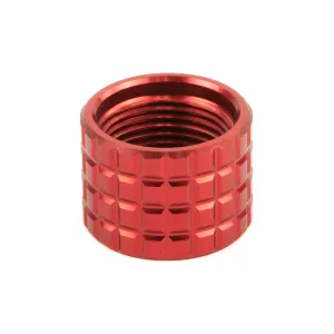 Backup Tactical Frag FRAG-RED, Pistol Thread Protector, Red Finish, 1/2 x 28 RH FRAG-RED