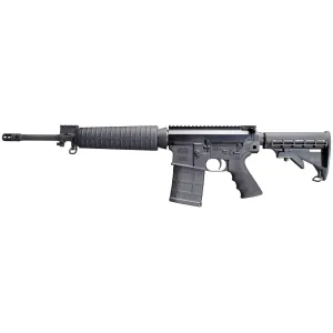 Windham Weaponry R16SFSM308 SRC 308 Win 16.50 in 20+1 Chrome Lined Barrel Black Hard Coat Anodized Rec Black MFT Stock Hogue Overmolded Grip Right Hand Includes Hard Case & QD Sling Swivel