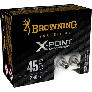 Browning B191700452 X-Point 45 ACP 230 Grain Hollow Point Ammunition
