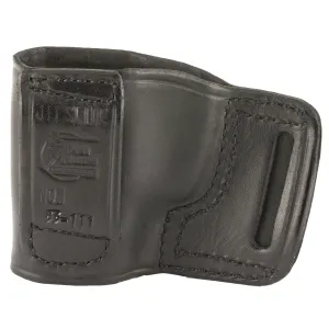 Don Hume JIT Slide Holster, Fits Taurus PT111, Right Hand, Black Leather J261170R