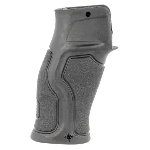 FAB Defense FXGRADUSFBVB Gradus Ergonomic Beavertail, Pistol Grip for AR-15/ AR-10/ M16/ M4 Black Rubber Overmold Polymer Core