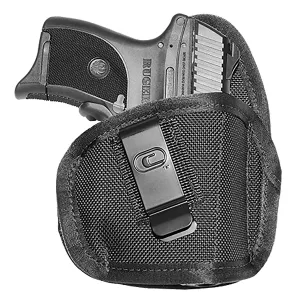 Crossfire Shooting Gear CRFTPSTLSRSA1M1R The Tempest Laser IWB Size 01 Black Ballistic Nylon Belt Clip Fits Micro 1-1.50 in Barrel Right Hand