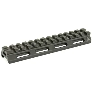 Leapers, Inc. - UTG Super Slim Picatinny Riser Mount, 1/2 in Height, 13 Slots, Black Finish MT-RSX5L