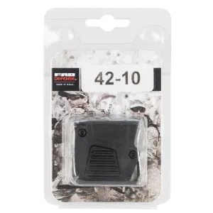 FAB Defense FX4210B Mag Extension 380 ACP 4rd Compatible w/Glock 42 Black Polymer