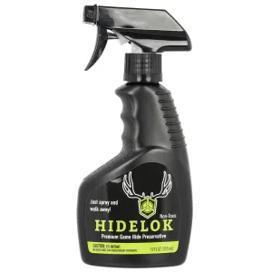 Velvet Antler Tech 114001 HideLok Game Hide Preservative 12 oz Spray Bottle Against Bacterial Growth
