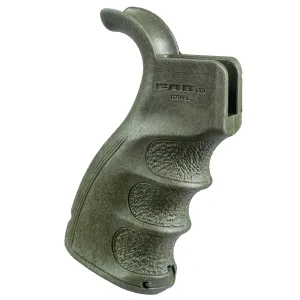 FAB Defense FXAG43G AG-43 Tactical Ergonomic, Pistol Grip for AR-15/ M16/ M4 OD Green Polymer