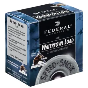 Federal WF134BBB Speed-Shok 12Gauge 3.50 in 1 1/2oz BBBShot 25 Per Box/10 Case, Shotgun Shells
