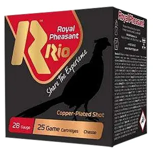 Rio Ammunition RPC285 Royal Pheasant 28Gauge 2.75 Copper 5Shot 25 Per Box/10 Case, Shotshell Non-tox Loads