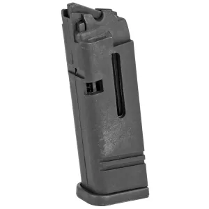 Advantage Arms Pistol Magazine, 22LR, 10 Rounds, Fits Glock 19, 23, Polymer, Matte Finish, Black AACLE1923