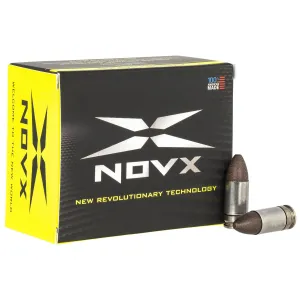 NovX 9CTCSS20 Cross Trainer 9mmLuger 65gr Copper Polymer Frangible 20 Per Box/10 Case Centerfire, Handgun Ammunition
