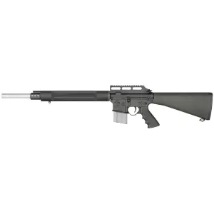 Rock River Arms LAR-15 A4 Varmint EOP Rifle AR1525, 223 Rem/5.62 NATO, 20 in BBL, Semi-Auto, Two Stage Trigger, Hogue Rubber Grips, A2 Buttstock, Black, 20 + 1 Rd