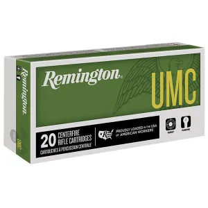 Remington 23813 UMC 22-250Rem 50gr Jacketed Hollow Point 20 Per Box/10 Case Centerfire, Rifle Ammunition