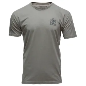 Springfield Armory GEP7122S Out West Men's Stone Gray Cotton/Polyester Short Sleeve Small