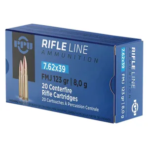 TR&Z PP739F Metric Rifle Rifle Line 7.62x39mm 123 gr Full Metal Jacket 20 Per Box/ 50 Case, Centerfire Rifle Ammo