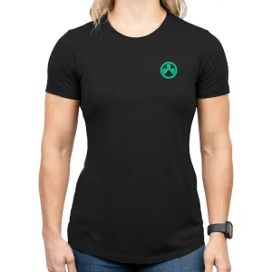 Magpul MAG1340-001-M Groovy Women's Black Cotton/Polyester Short Sleeve Medium