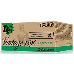 Rio Ammunition VP36FHV75 Vintage 1896 Paper Flyer 12Gauge 2.75 7.5Shot 10 Per Box/25 Case, Shotshell Lead Loads