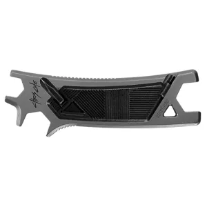 Kershaw SK8TOOLX Kickflip Stonewashed SS 3.25 in Long Silver/Blackwash Coating 3Cr13 Handle