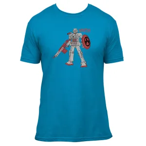 Magpul MAG1311-441-M R.P.U. Ocean Blue 100% Cotton Short Sleeve Medium