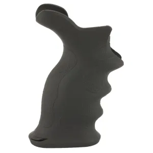Leapers, Inc. - UTG Model 4, Combat Sniper Pistol Grip, Fits AR-15/M16, Contoured Finger Grooves, with Storage Compartment, Black Finish RB-TPG172B