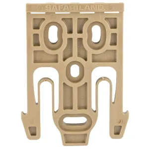 Safariland Model 6004-19 Quick Locking System Holster Fork, Single Kit Only, Coyote Brown Finish 6004-19-76