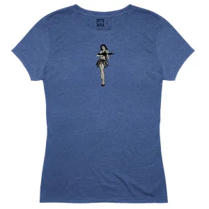 Magpul MAG1124-424-XS Hula Girl CVC Women's Royal Heather Cotton/Polyester/Rayon Short Sleeve XS