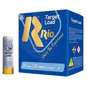 Rio Ammunition TG369 Target Load High Velocity 12Gauge 2.75 in 1 1/4oz 9Shot 25 Per Box/10 Case, Shotgun Shells