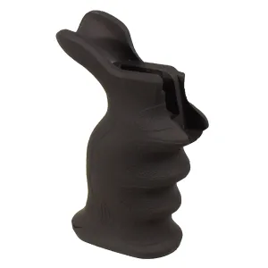UTG RBTPG172B AR15 Combat Sniper, Pistol Grip Black Polymer