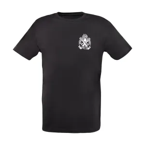 Springfield Armory GEP1656M Logo Crest Men's Black Cotton Short Sleeve Medium