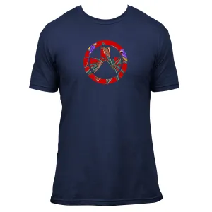 Magpul MAG1286-410-3X Aloha Icon Navy Cotton Short Sleeve 3XL